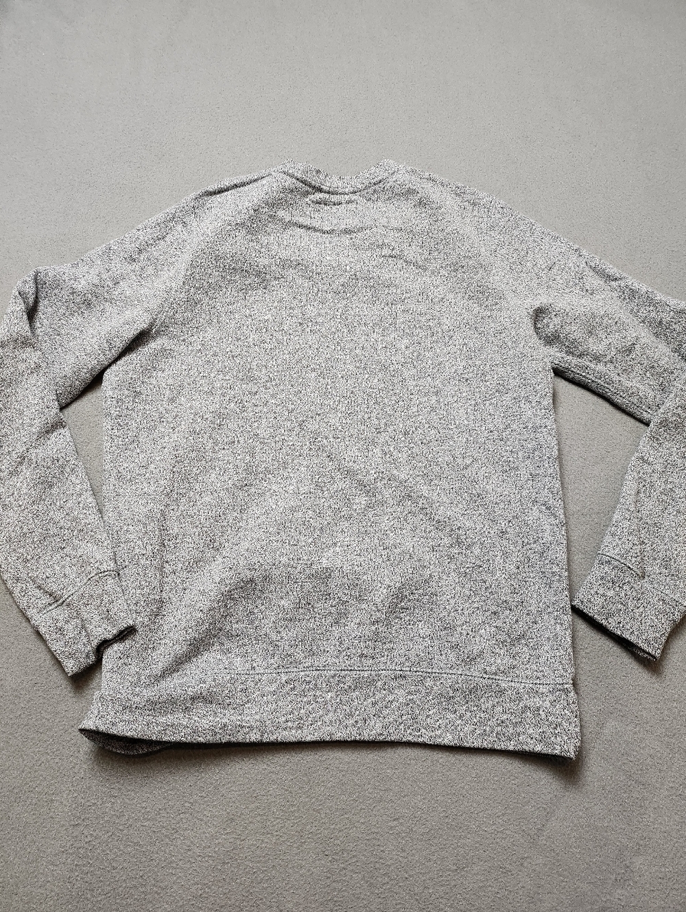 Roots Gray Crewneck Sweatshirt with Purple Velvet Logo Sz Med - Picture 2 of 9